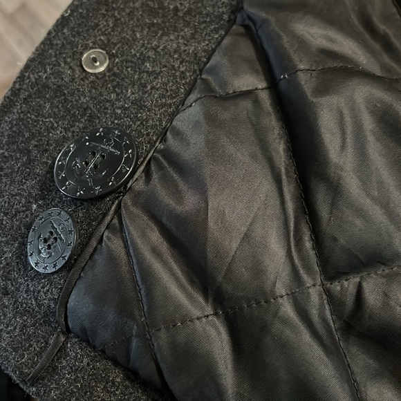 I. Spiewak & Sons Charcoal Gray wool blend Coat - Picture 11 of 11